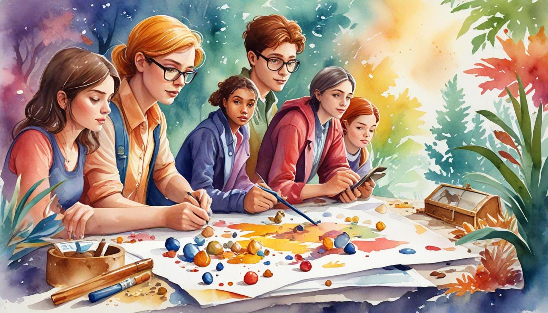 The Art of Deciphering: How Treasure Hunts Stimulate Group Problem Solving