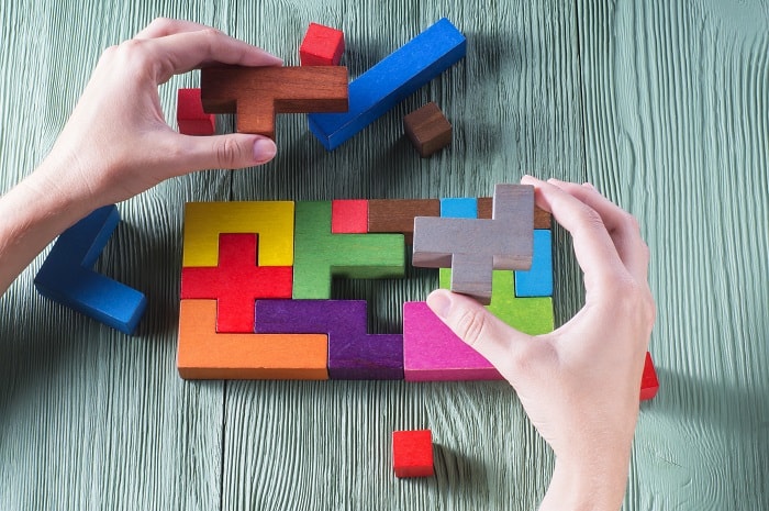 Puzzle solving session?>