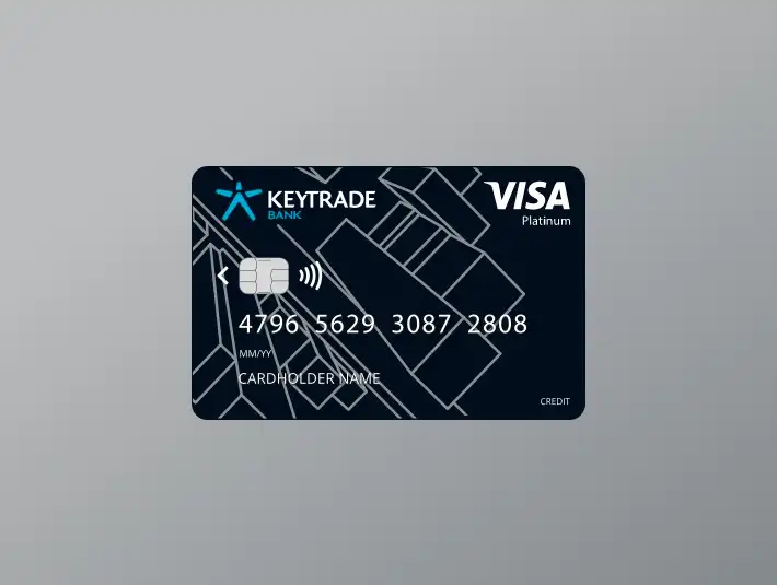 Hoe vraag je de Keytrade Bank Visa Platinum kredietkaart aan